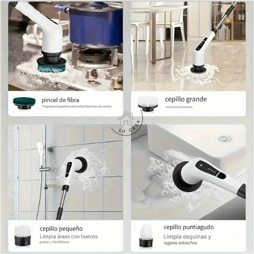 CEPILLO DE LIMPIEZA ELECTRICO 7 EN 1