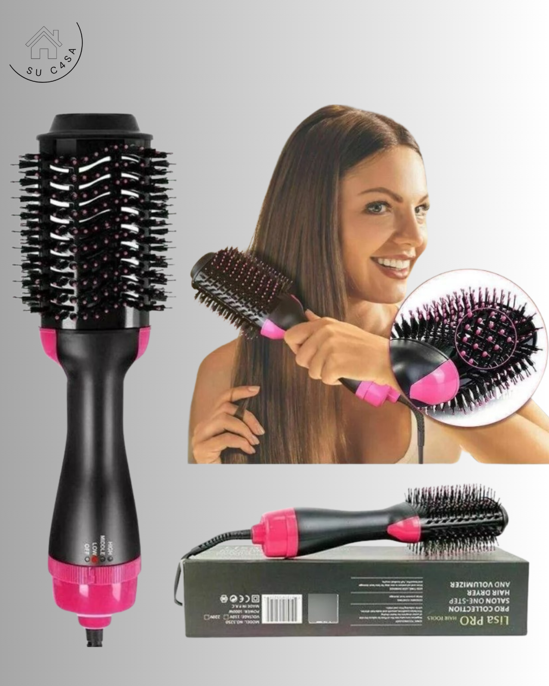 CEPILLO PARA CABELLO 3 EN 1