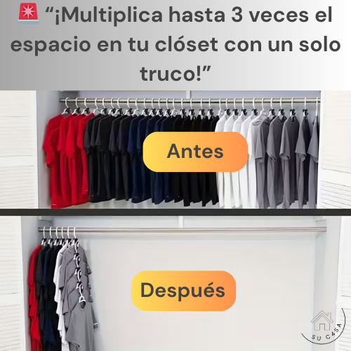 18 TRIÁNGULOS ORGANIZADORES DE ROPA