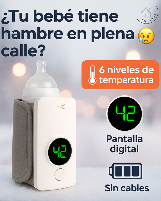 Calentador Portátil de Mamaderas Recargable